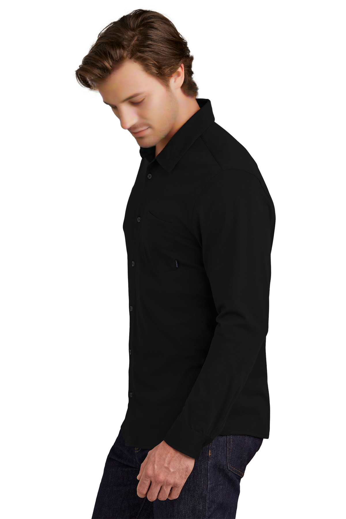 OGIO® Extend Long Sleeve Button-Up with Custom Embroidery