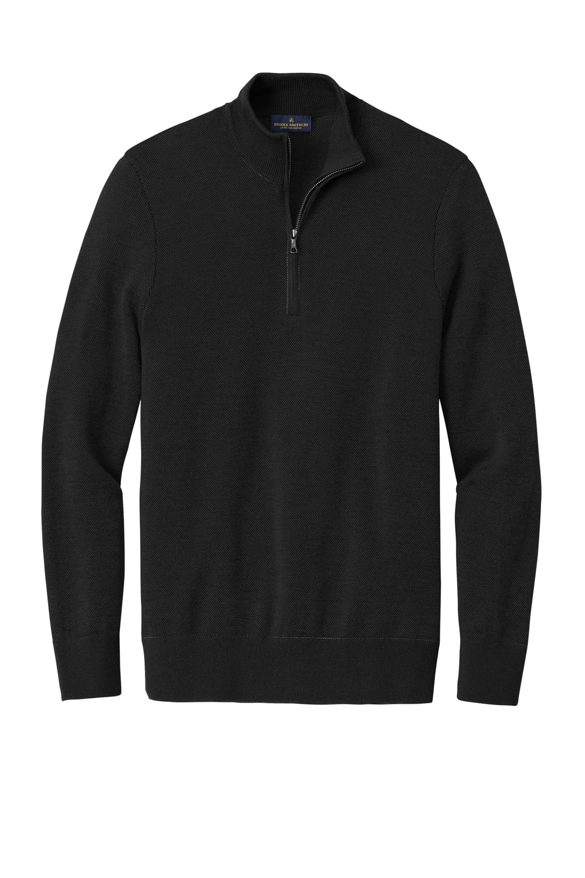 Brooks Brothers® Washable Merino Birdseye 1/4-Zip Sweater BB18412