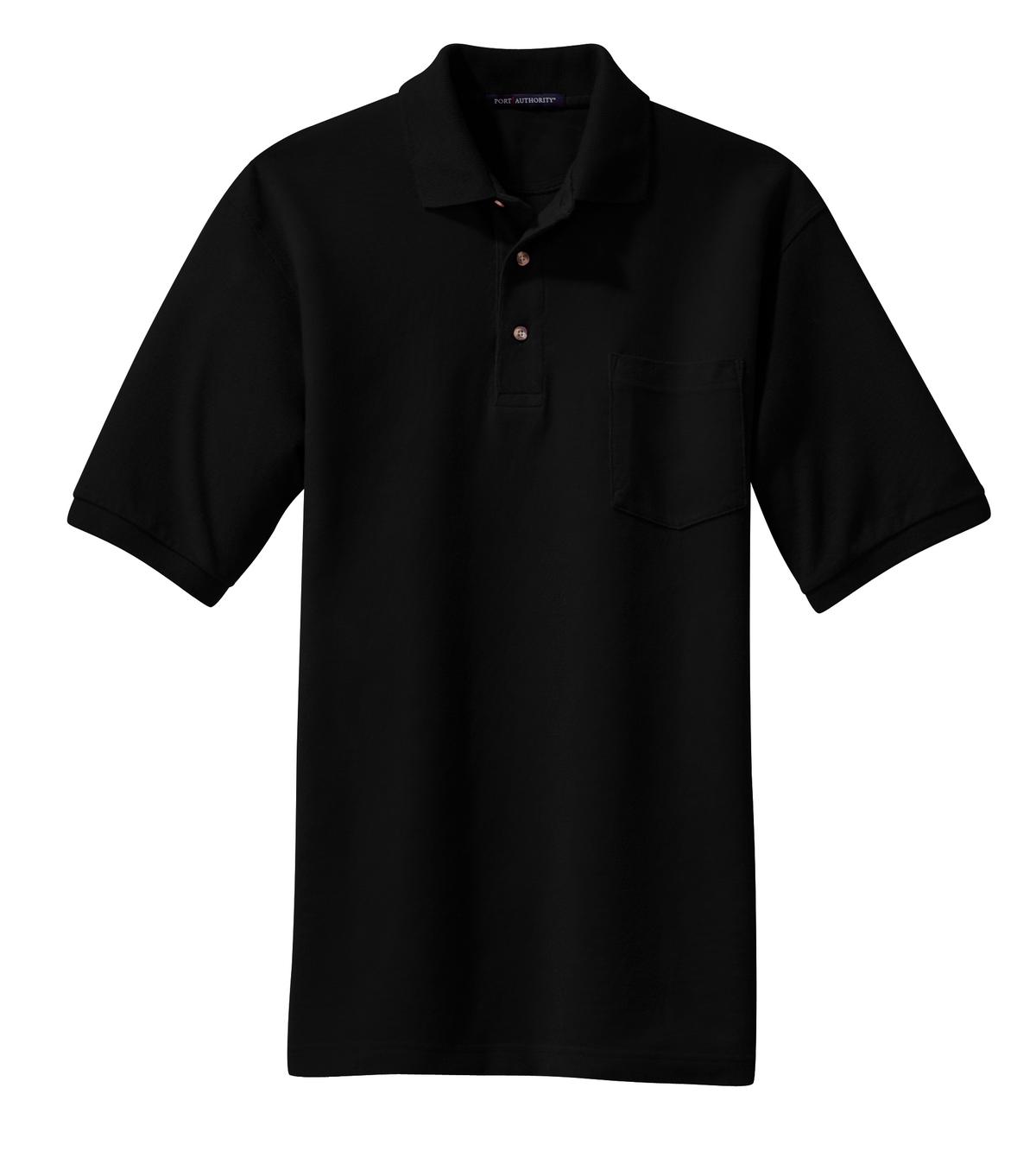 Port Authority® Heavyweight Cotton Pique Polo with Pocket.  K420P
