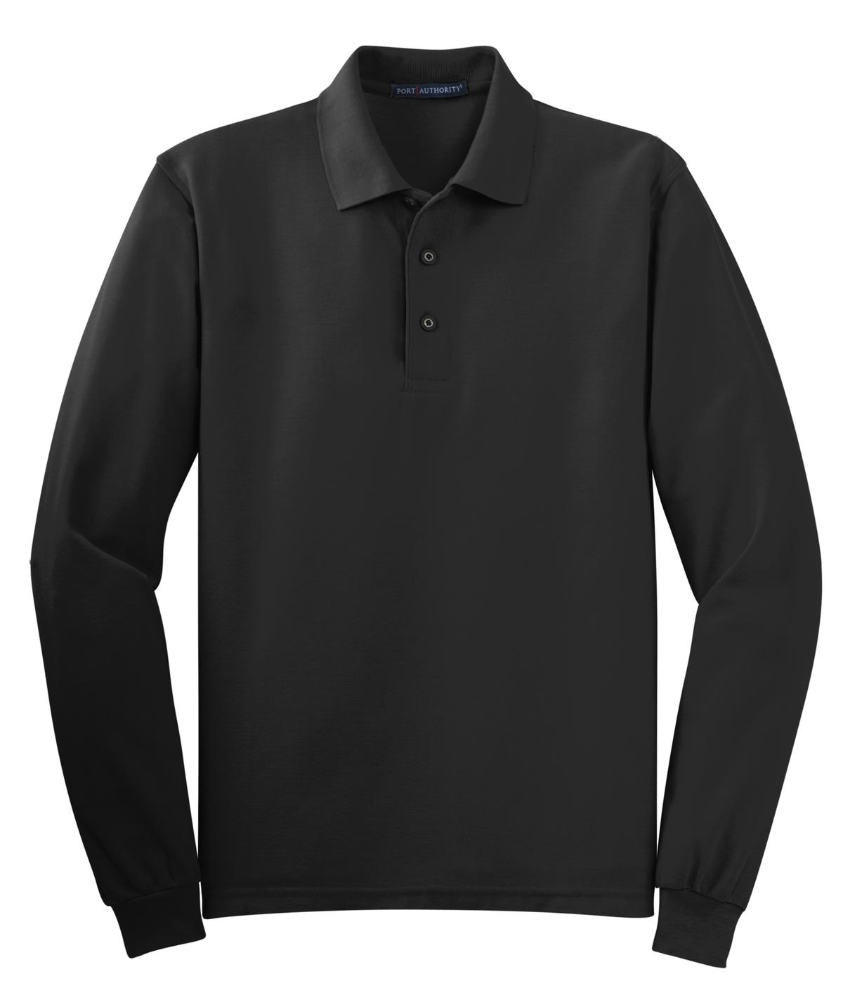 Port Authority® Silk Touch Long Sleeve Polo.  K500LS