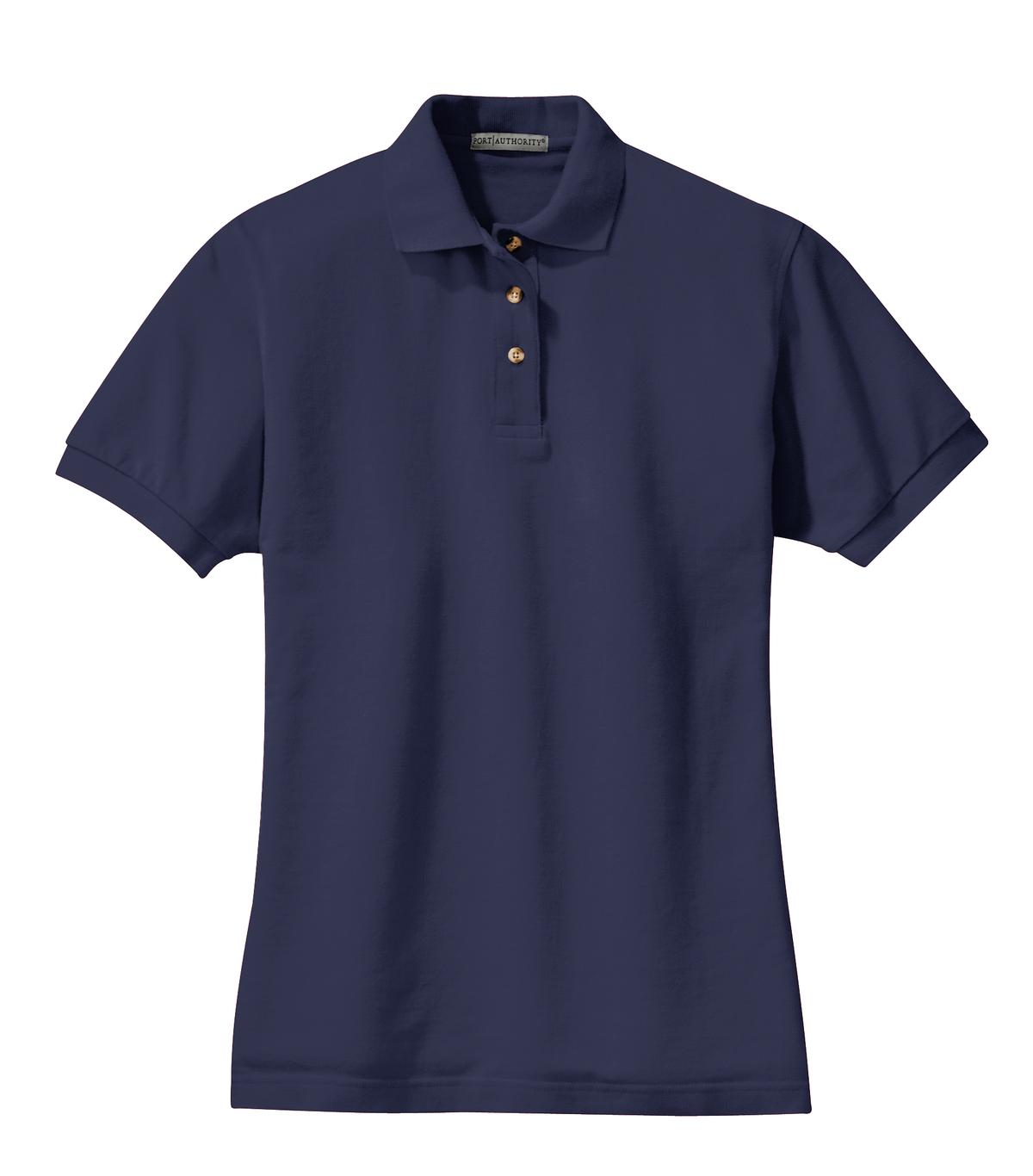 Port Authority® Women's Heavyweight Cotton Pique Polo.  L420